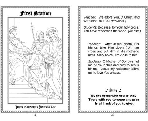 stations of the cross booklets catholic
